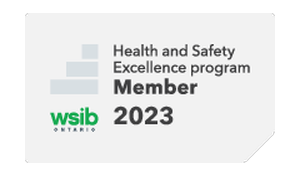 WSIB Health and Safety Excellence program member 2023